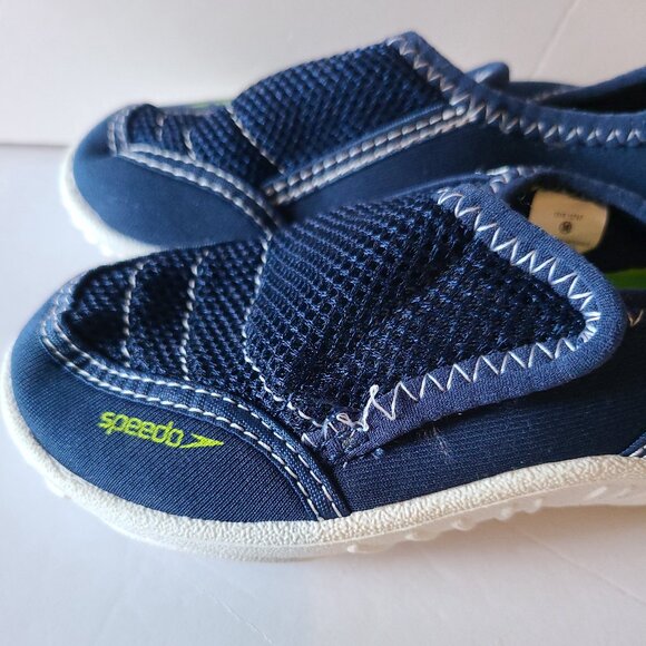 SPEEDO WATER SHOES - SLIP - ON BLUE SIZE M 7/8 UNISEX - Picture 3 of 7
